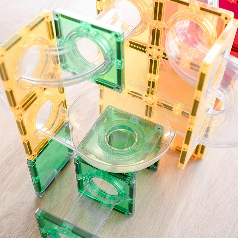 Costruzioni Magnetiche Connectix Rainbow Ball Run Expansion Pack - 66 pezzi