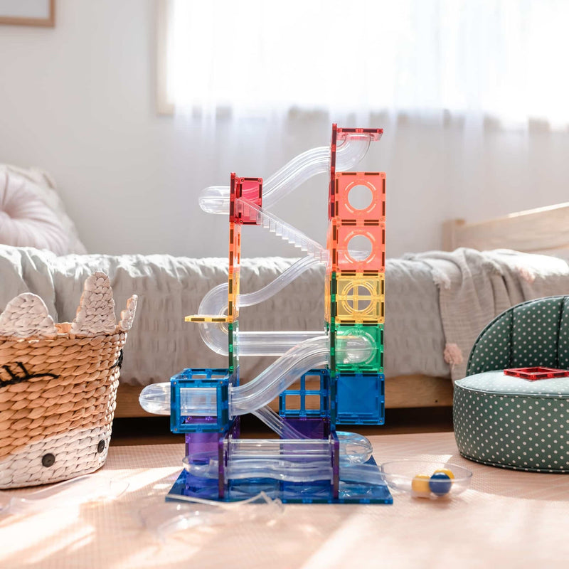 Costruzioni Magnetiche Connectix Rainbow Ball Run Pack - 92 pezzi