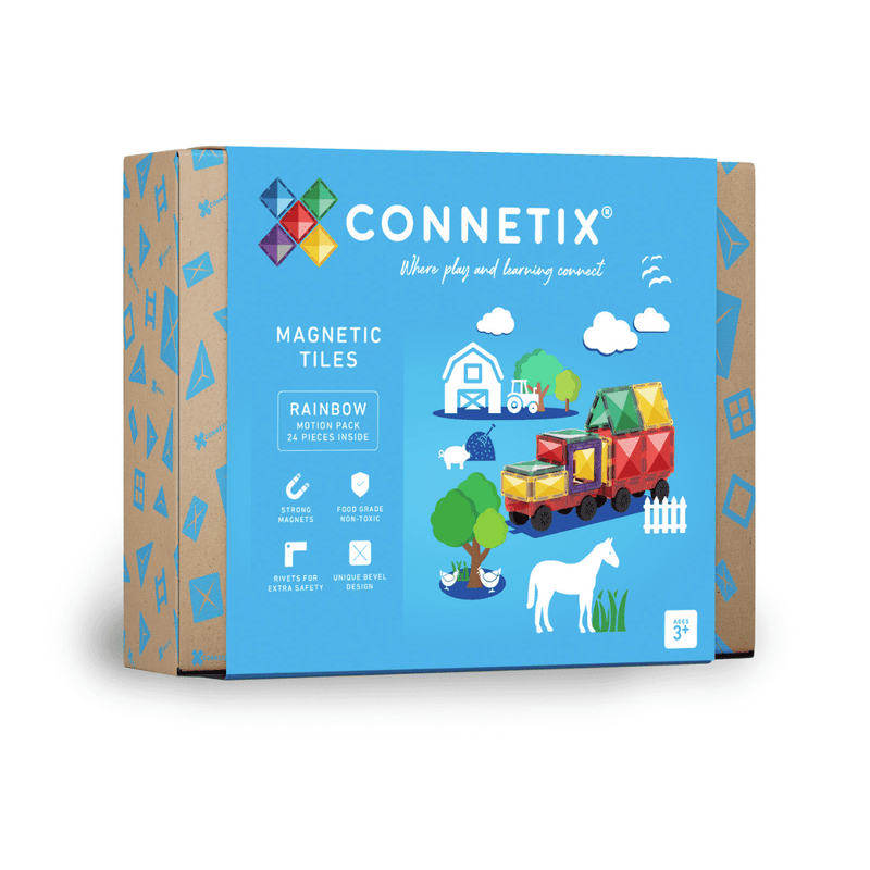 Costruzioni Magnetiche Connectix Rainbow Motion Pack - 24 pezzi