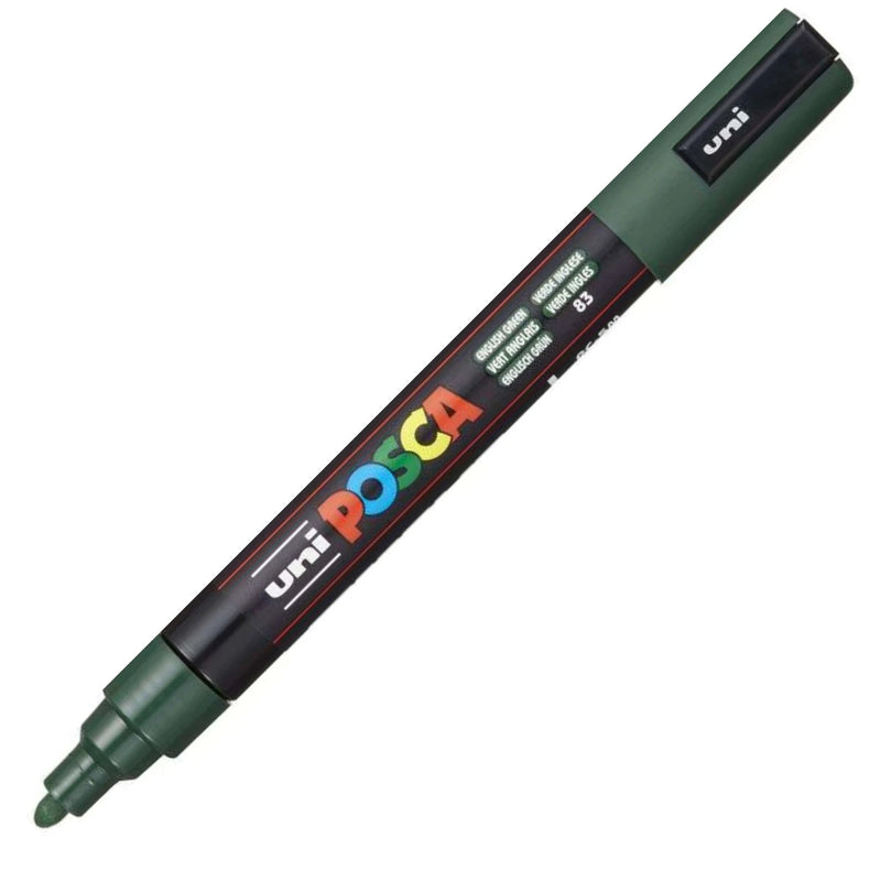 Pennarello Marcatore a Tempera Uni Posca a Punta Media Verde Inglese