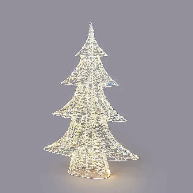 Albero Stripes 960 LED Luce Calda 78 x 54 x 13 cm