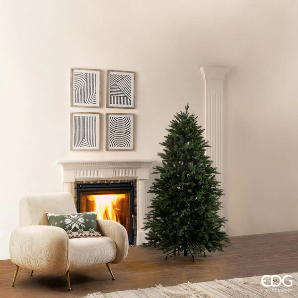 Abete Cristallo EDG in PVC e PE con 1791 Rami 112 x 180 cm