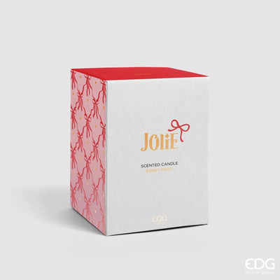 Candela Profumata Fiocco Frutti di Bosco con Vaso 7 x 11 cm