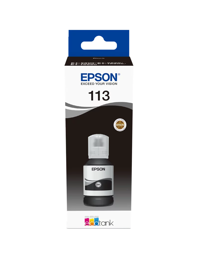 Flacone di Inchiostro Originale Epson 113 Nero