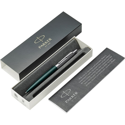 Penna a Sfera Parker Jotter XL Matte Green CT con Punta Media e Inchiostro Blu