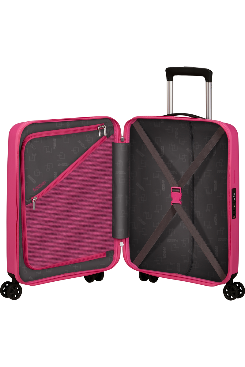 Valigia da Cabina American Tourister Rejoy Spinner 55 cm con TSA Hawaiian Pink