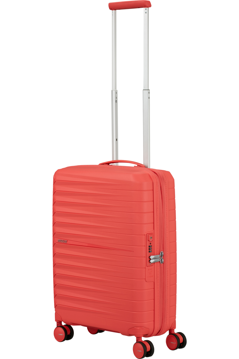 Valigia da Cabina Espandibile American Tourister Fastforward Spinner con TSA 55 cm Sunset Coral