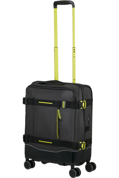Valigia Morbida da Cabina American Tourister Urban Track Spinner con TSA Coated Black e Lime