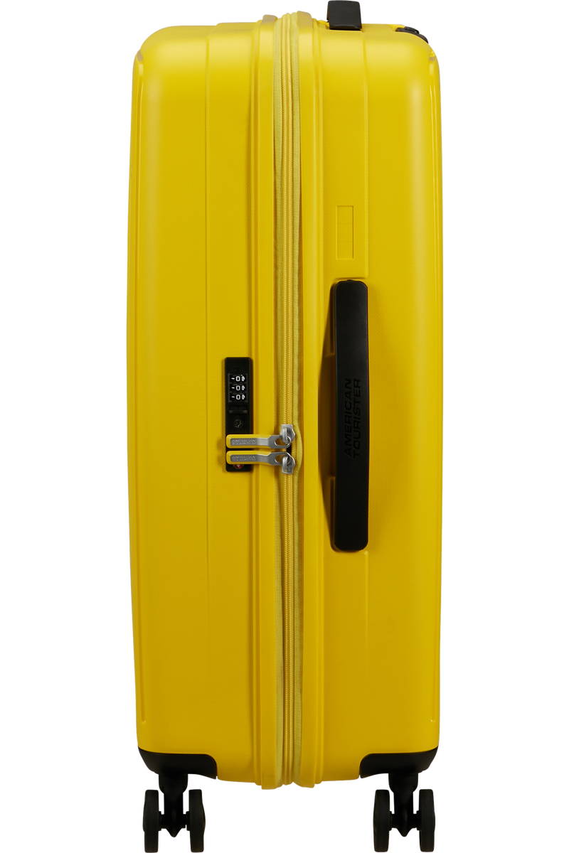 Valigia Media American Tourister Rejoy Spinner 68 cm con TSA Electric Yellow