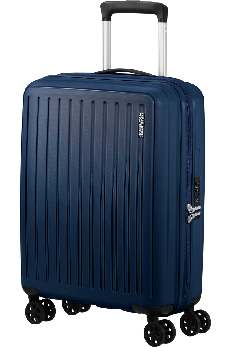 Valigia da Cabina American Tourister Rejoy Spinner 55 cm con TSA Navy Blue