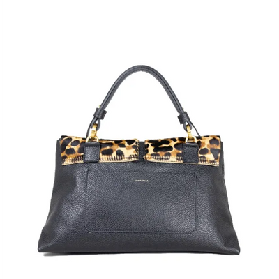 Borsa Loristella Kendall in Pelle Cavallino Leopardo