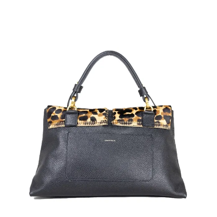Borsa Loristella Kendall in Pelle Cavallino Leopardo