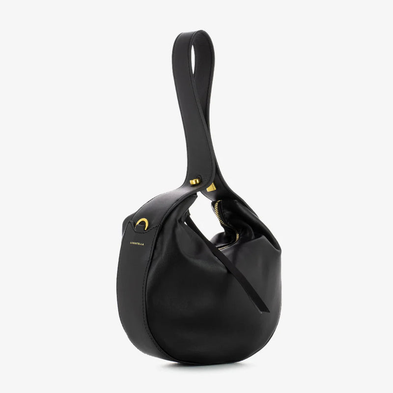 Borsa Loristella Cloe in Pelle Colorata Nero