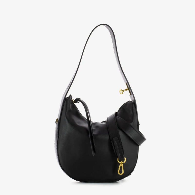 Borsa Loristella Cloe in Pelle Colorata Nero