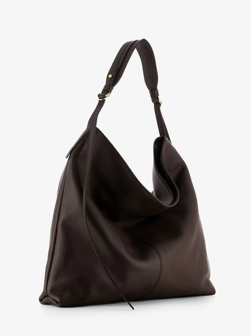 Borsa Loristella Giorgia in Pelle Colorata Cioccolato