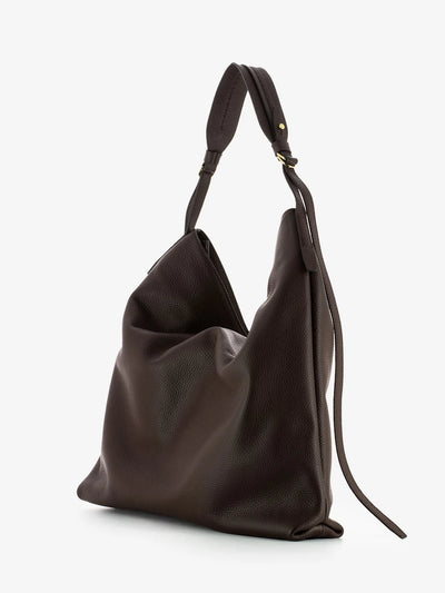 Borsa Loristella Giorgia in Pelle Colorata Cioccolato