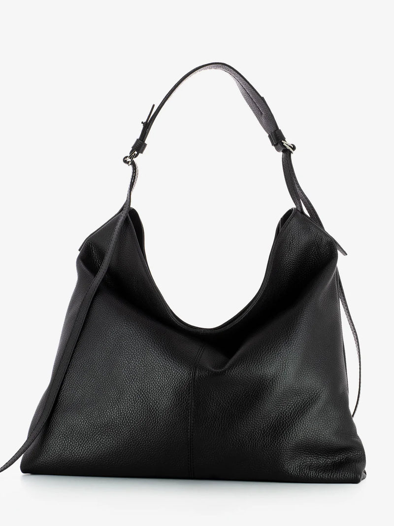 Borsa Loristella Giorgia in Pelle Colorata Nero