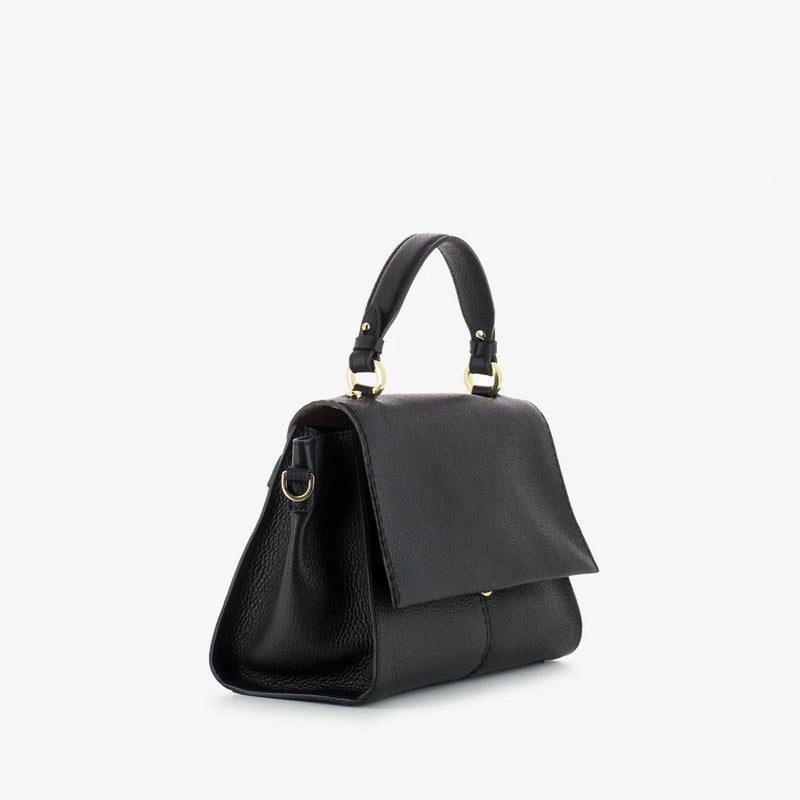Borsa Loristella Muriel in Pelle Colorata Nero