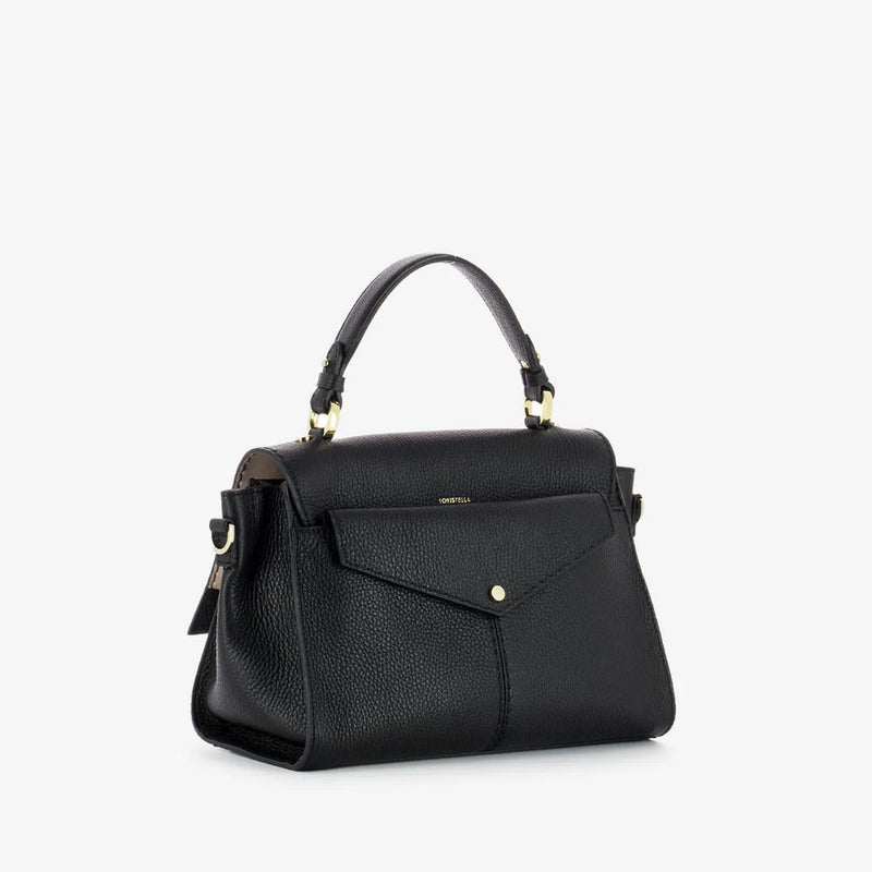 Borsa Loristella Muriel in Pelle Colorata Nero