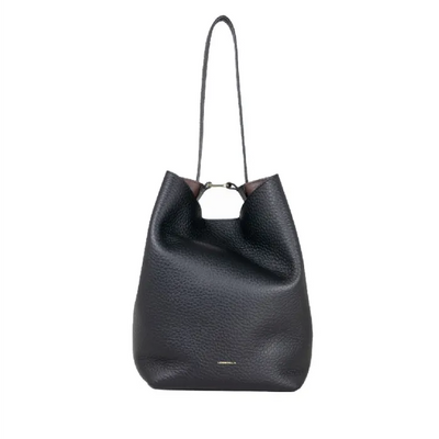 Borsa Loristella Emma in Pelle Colorata Nero