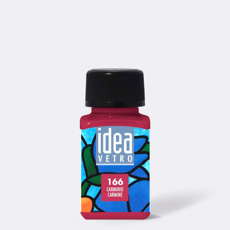 Colore per Vetro Maimeri Idea in Vasetto Carminio 60 ml