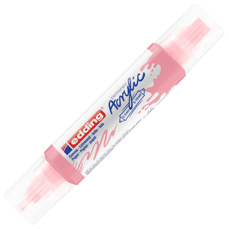Pennarello Marcatore Acrilico Edding 5400 a Doppia Punta 2-3 mm / 5-10 mm Malva Nobile