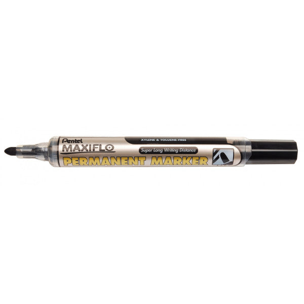 Marcatore Permanente a Scatto Pentel Maxiflo NLF50 con Punta 1,5 mm Nero