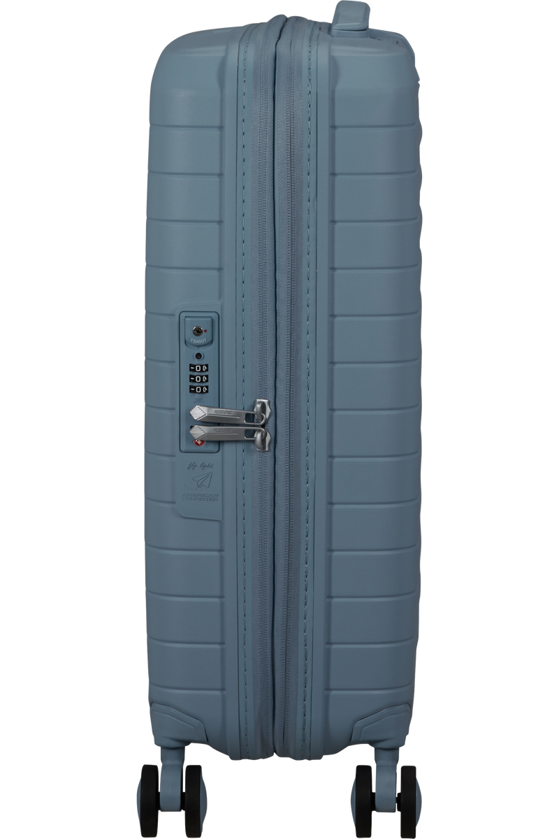 Valigia da Cabina Espandibile American Tourister Fastforward Spinner con TSA 55 cm Steel Blue