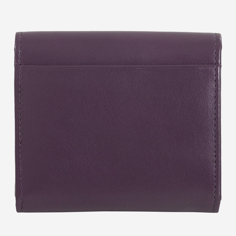 Portafoglio da Donna Dudubags Malaga in Pelle Deep Purple