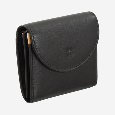 Portafoglio da Donna Dudubags Malaga in Pelle Nero & Rosa