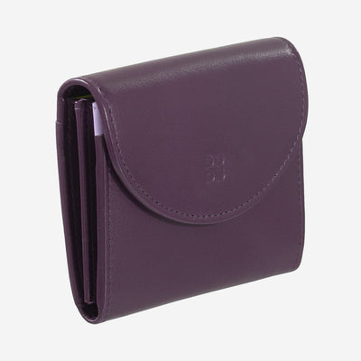 Portafoglio da Donna Dudubags Malaga in Pelle Deep Purple