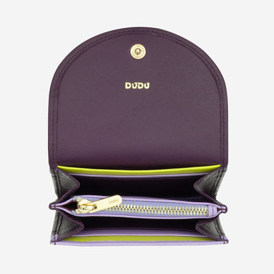 Portafoglio da Donna Dudubags Malaga in Pelle Deep Purple