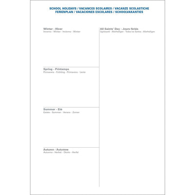 Agenda 13 Mesi Settimanale Quo Vadis Esecutivo Equology 2026 Blu 16 x 16 cm