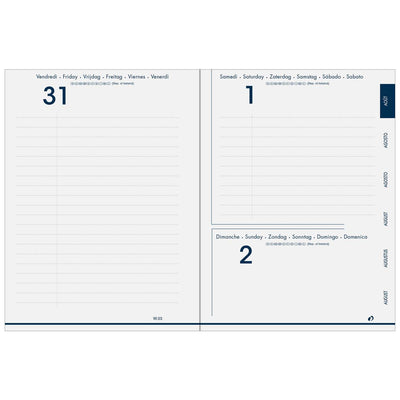 Agenda 12 Mesi Scolastica Giornaliera Quo Vadis EuroTextAgenda Equology 2025/2026 Giallo 12 x 17 cm