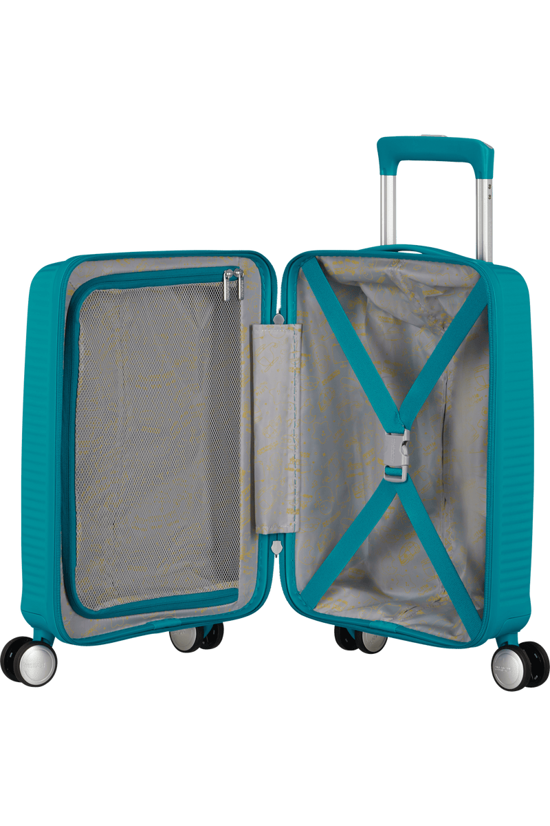 Valigia Mini Kids American Tourister Soundbox Spinner 47 cm Deep Teal
