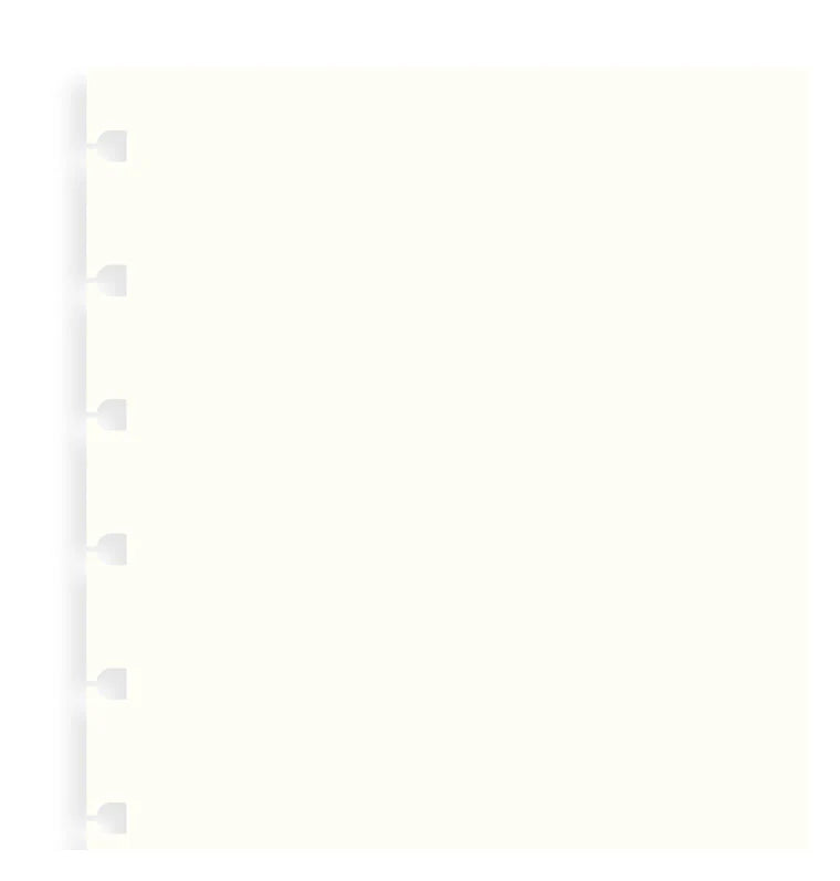Refill Notebook Filofax A5 con Pagine Bianche - 32 fogli
