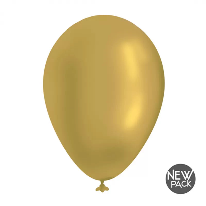 Palloncini Metallizzati Large Oro - 12 pezzi