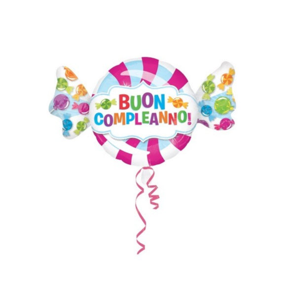 Palloncino in Foil Supershape Dolce Compleanno 101 x 60 cm