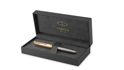 Penna Roller Parker Sonnet Pioneers Collection Arrow Grey Lacquer GT con Punta Fine
