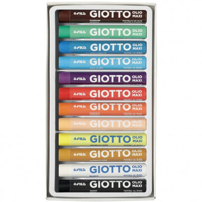 Pastelli ad Olio Giotto Maxi - 12 pezzi