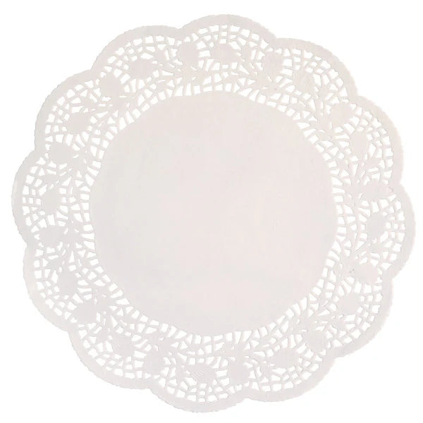 Pizzi Rotondi Bianco 27 cm - 12 pezzi
