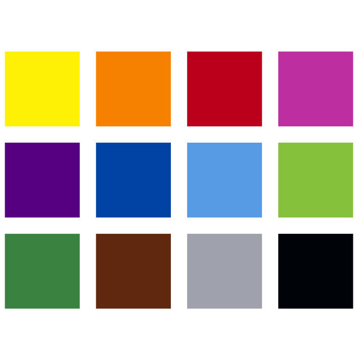 Pennarelli Pigment Arts Staedtler 371 Basic Colours con Punta a Pennello Medio Rigida - 12 pezzi