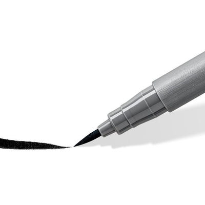 Pennarelli Pigment Arts Staedtler 372 Gray Colours con Punta a Pennello Morbida - 6 pezzi