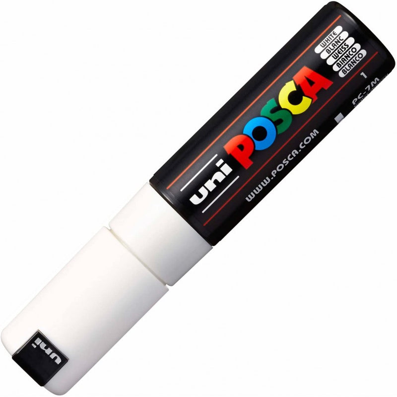Pennarello Marcatore a Tempera Uni Posca a Punta Large Bianco