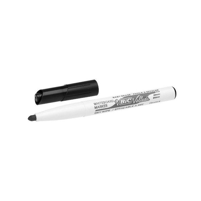 Pennarello Bic Velleda 1741 per Lavagna Bianca con Punta Tonda Nero