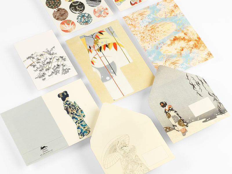 Set per Corrispondenza Pepin Kimono con Carta da Lettere A5, Buste e Stickers - 108 pezzi