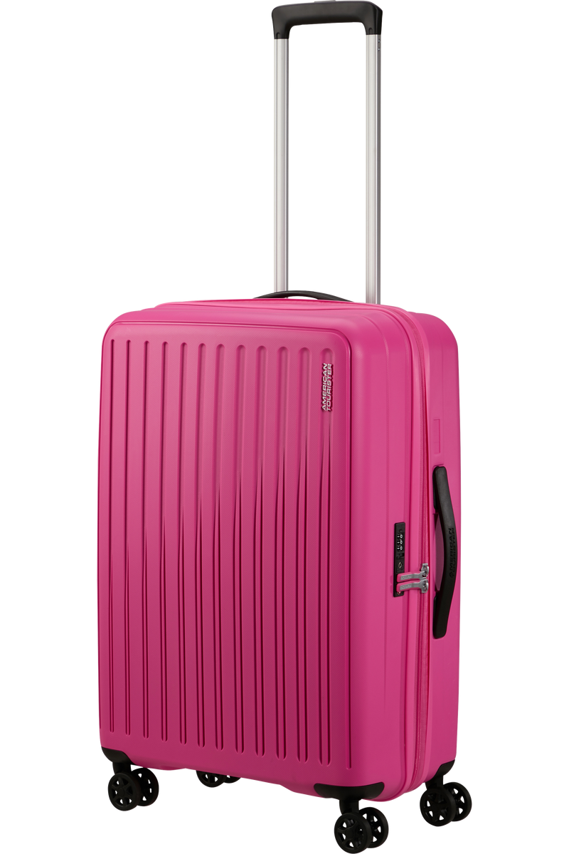Valigia Media American Tourister Rejoy Spinner 68 cm con TSA Hawaiian Pink