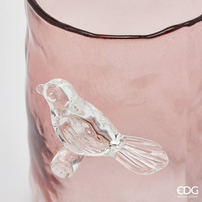 Vaso Trespolo Cilindro Rosa 10 x 15 cm