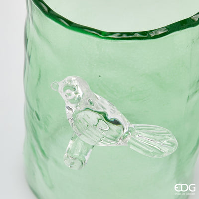 Vaso Trespolo Cilindro Verde 10 x 15 cm