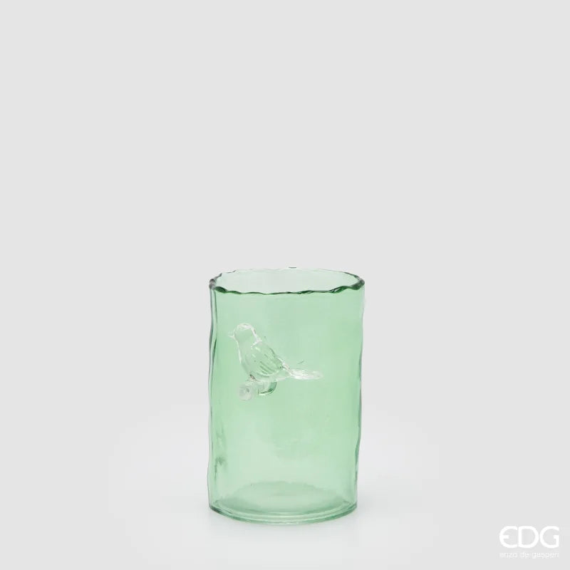 Vaso Trespolo Cilindro Verde 10 x 15 cm